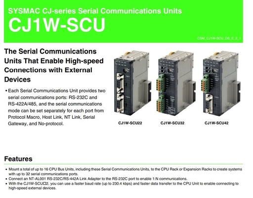 Upgrade Your Business with CJ1W-SCU21-V1 Communication Interface Unit Module