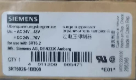 Other Main Circuit Rating Current Surge Suppressors PLC 3RT6916-1BB00
