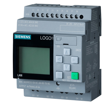 Modbus Communication Interface LOGO 8 24CE Basic Module 6ED1052-1CC08-0BA1 with Display