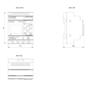 6ED1052-1MD08-0BA1 PLC LOGO Basic Module with Display Advanced Features and Functions