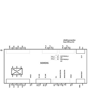 SINAMICS PM240-2 Inverter Frequency Converter with 37 kW POWER MODULE IP20 FSF 200 V