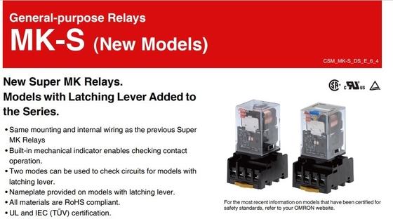 Versatile MKS2P DC24 BY OMZ/C Intermediate Relay for Industrial Automation Solutions
