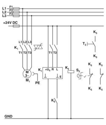 Hybrid Motor Starter 2900414 ELR H5-IES-SC-24DC/500AC-2 for Industrial Applications