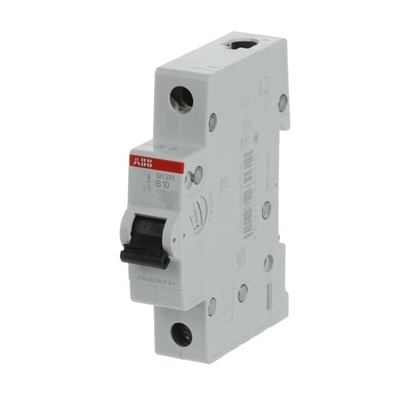 1 Pole MCB SH201-B10 Miniature Circuit Breaker Rated Current 10A