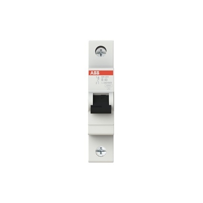 MCB SH201-B40 Miniature Circuit Breaker 1P Rated Current 40A Mini Size Rated Voltage 220