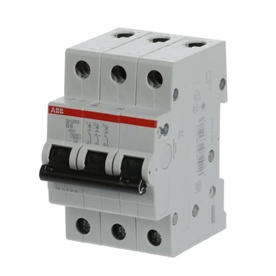 MCB SH203-B6 Miniature Circuit Breaker Rated Frequency Hz 50 Number of Pole 3 6 A