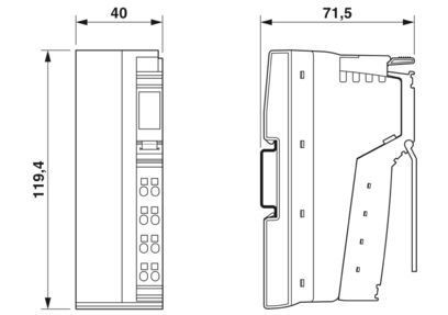 2693020 IB IL 24 PWR IN/R/L-0.8A-PAC Power Module for Industrial Automation Systems