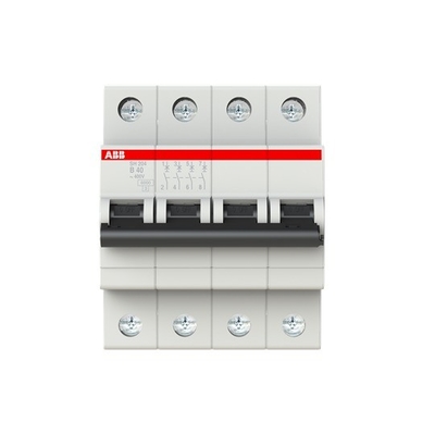 MCB SH204-B40 Miniature Circuit Breaker 4P B Rated Frequency Hz 50 40A Rated Current