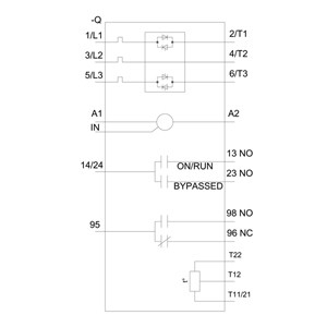 SIRIUS Soft Starter Size S12 with Screw Type Terminals 3RW5076-6TB14 Thermistor Output