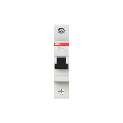 MCB SH201-C6 Miniature Circuit Breaker 1P C 6 A Suitable for Various Applications