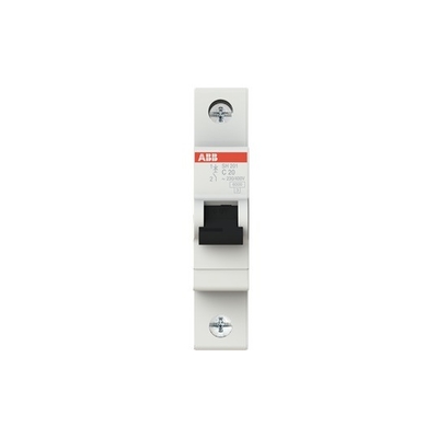 1P C 20 A MCB SH201-C20 Miniature Circuit Breaker BCD Curve C 1P Breaking Capacity 1P