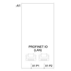 3RW4900-0NC00 Profinet Communication Module for Sirius Soft Starter 3RW44 by Siemens