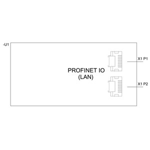 3RW4900-0NC00 Profinet Communication Module for Sirius Soft Starter 3RW44 by Siemens
