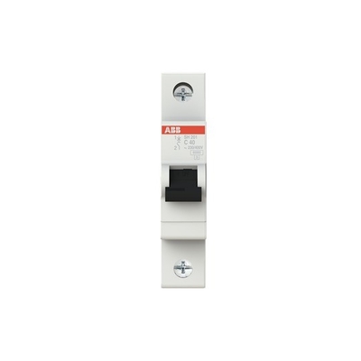 40 A MCB SH201-C40 Miniature Circuit Breaker Number of Pole 1 Rated Frequency Hz 50