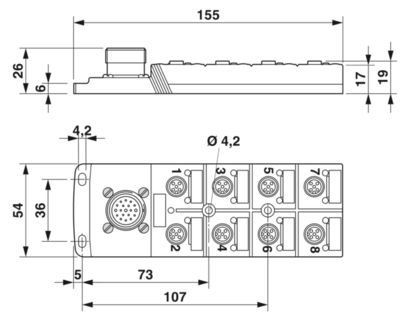 Upgrade Your Power Distribution System with SACB-8/8-L-M23 Distributor Box 1692446