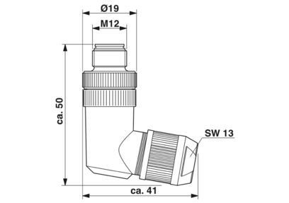 SACC-M12MRD-4Q SH PN 1554539 Data Connector The Perfect Solution for Data Transmission