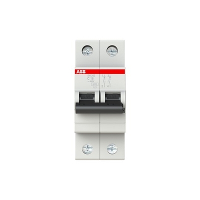 Breaking Capacity 2P C 16 A MCB SH202-C16 Miniature Circuit Breaker Rated Frequency Hz 50