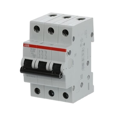 MCB SH203-C20 Miniature Circuit Breaker 3P Rated Current 20A Rated Frequency Hz 50
