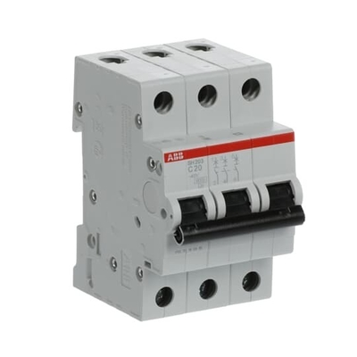 MCB SH203-C20 Miniature Circuit Breaker 3P Rated Current 20A Rated Frequency Hz 50
