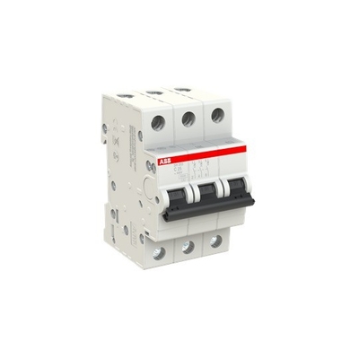 220V MCB SH203-C25 Miniature Circuit Breaker 3P C 25A Rated Voltage 220V BCD Curve C