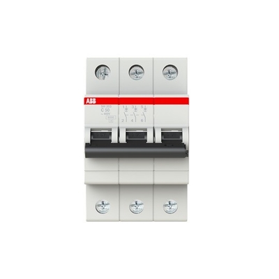 50A Rated Current 220V Rated Voltage MCB SH203-C50 Miniature Circuit Breaker 3P C
