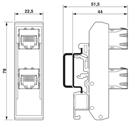 Upgrade Your Networking Game with 2904933 FL-PP-RJ45/RJ45 Patch Panel