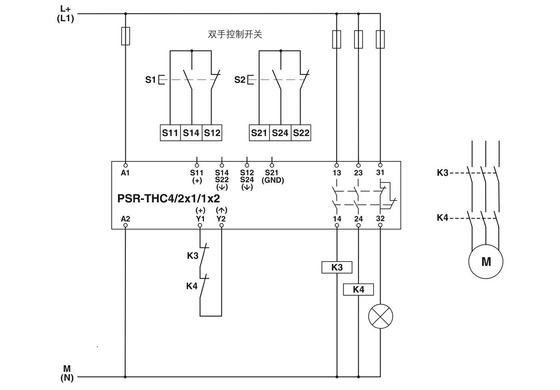 22.5*112*114.5mm PSR-SPP-24UC/THC4/2X1/1X2 Safety Relays and Theory for Voltage Relay