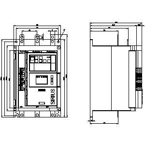 3RW5136-1XC14-0S Soft Starter Size 3 Screw Terminals Analog Output With HMI Standard