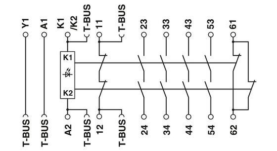 PSR-SPP-24DC/URM4/4X1/2X2/B Extension Module for Safety Shutdown and Protect Feature
