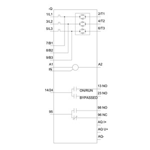Size 2 SIRIUS Soft Starter Screw Terminals Analog Output With Standard HMI Operation
