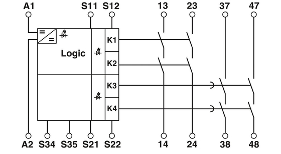 Phoenix Contact Safety Relays 2981800 PSR-SCP-24DC/ESD/4X1/30 for Safety Shutdown