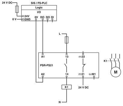 Coupling Relay- PSR-PS21-1NO-1NC-24DC-SC by Phoenix Contact- Protect Feature Included