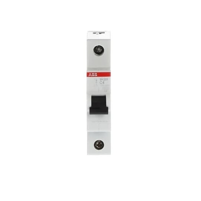 1P MCB SH201-C4 Miniature Circuit Breaker Number of Pole 1 220V Rated Voltage 220