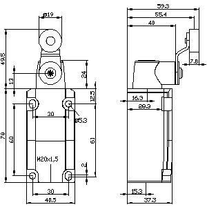 3SE5112-0CH02 Metal Position Switch for Part-turn Actuator in Industrial Applications