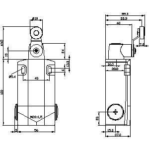 Industrial Metal Part-turn Lever Position Switch 3SE5162-0CH01 XL for Precise Control