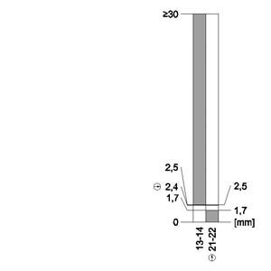 Plastic Position Switch 31mm M20x1.5 Without LED Seperate Actuator 3SE5232-0RV40