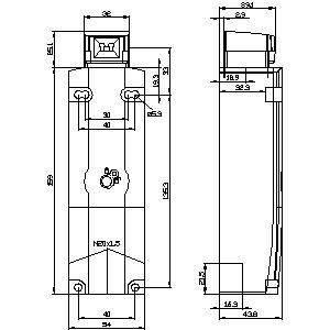 FKV Auxiliary Release At The Front Position Switch M20 X 1 5 Plastic 3SE5322-0SD21