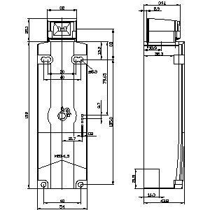 Plastic Position Switch M20 X 1 5 Ye/gr FKV Auxiliary Release At The Front 3SE53221SD21