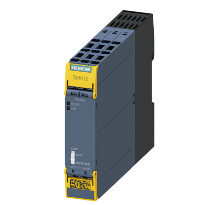3SK1 Basic Unit Standard Relay Outputs Spring Loaded Terminal 3SK1111-2AB30 Safety Relay