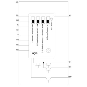 3SK1112-1BB40 Safety Relay 3SK1 Basic Unit with Screw Terminal and Semiconductor Outputs