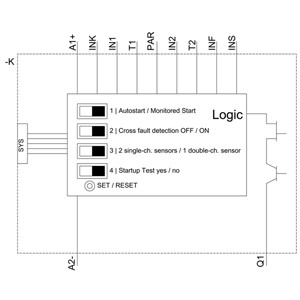 3SK1120-1AB40 Safety Relay 3SK1 Basic Unit Screw Terminal 24V DC 3 Enabling Circuits