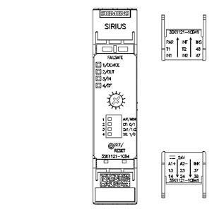 3SK1 Basic Unit Safety Relay 3SK1121-1CB41 with 4 Enabling Circuits and Screw Terminal