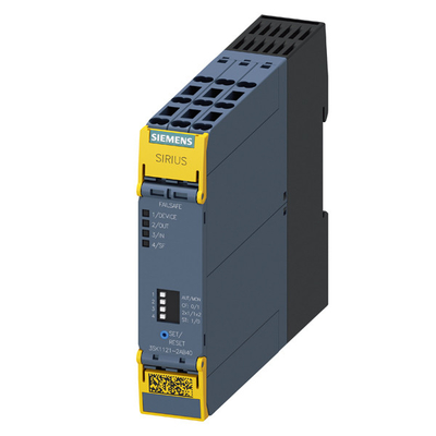 3SK1 Basic Unit Safety Relay 3SK1121-2AB40 3 Enabling Circuits Spring Loaded Terminal