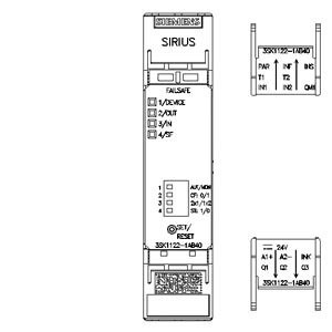 3SK1122-1AB40 Safety Relay with Semiconductor Outputs Screw Terminal 24V DC Advanced