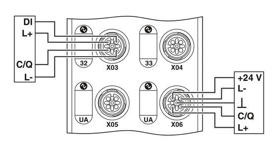 Protection Level IP65/67 2701513 AXL E PN IOL8 DI4 M12 6P Phoenix Contact Communication Module