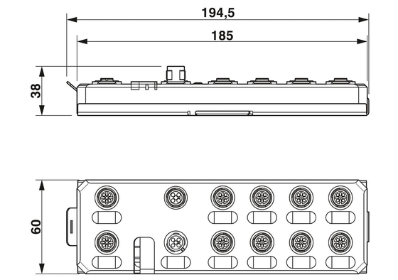 IP65/IP67 Protection Level AXL E PN DIO16 M12 6M Digital Module for Your Performance