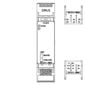Screw Terminal and 4RO Output Extension 3SK1 Safety Relay for Long-term Durability