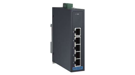 Modbus Communication Interface EKI-2525NI Advantech 5-Port Industrial Ethernet Switch