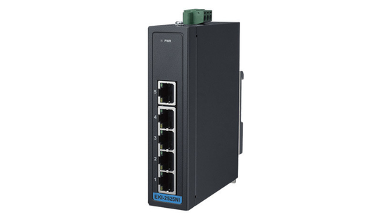 Modbus Communication Interface EKI-2525NI Advantech 5-Port Industrial Ethernet Switch