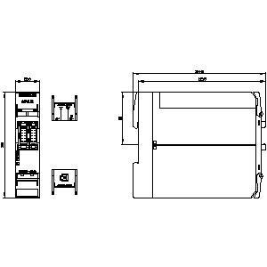 3SK2 22 5mm Width Safety Relay Basic Unit with PROFINET-Interface and Screw Terminal